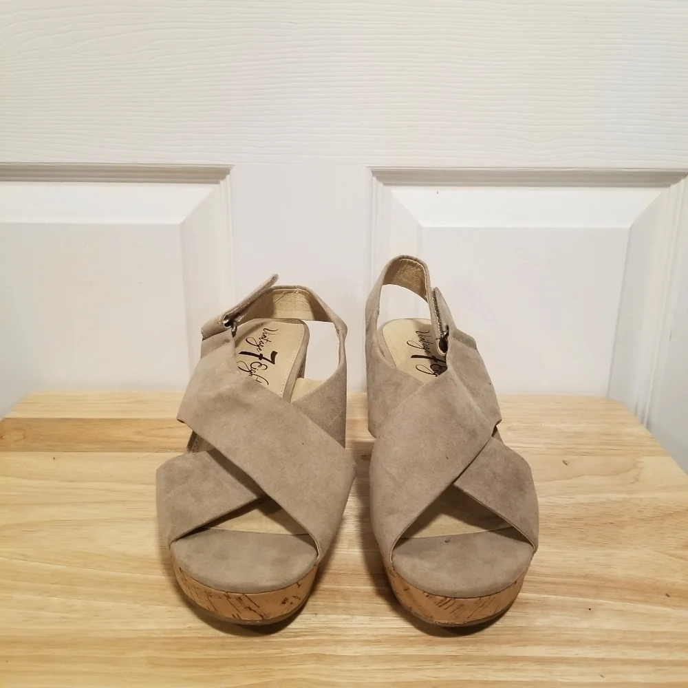 Vintage 7 Eight Wedge Heels